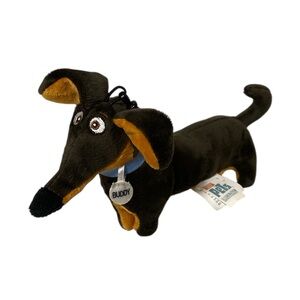 The Secret Life of Pets Buddy Bag Clip Plush Keychain Dachshund Stuffed Animal